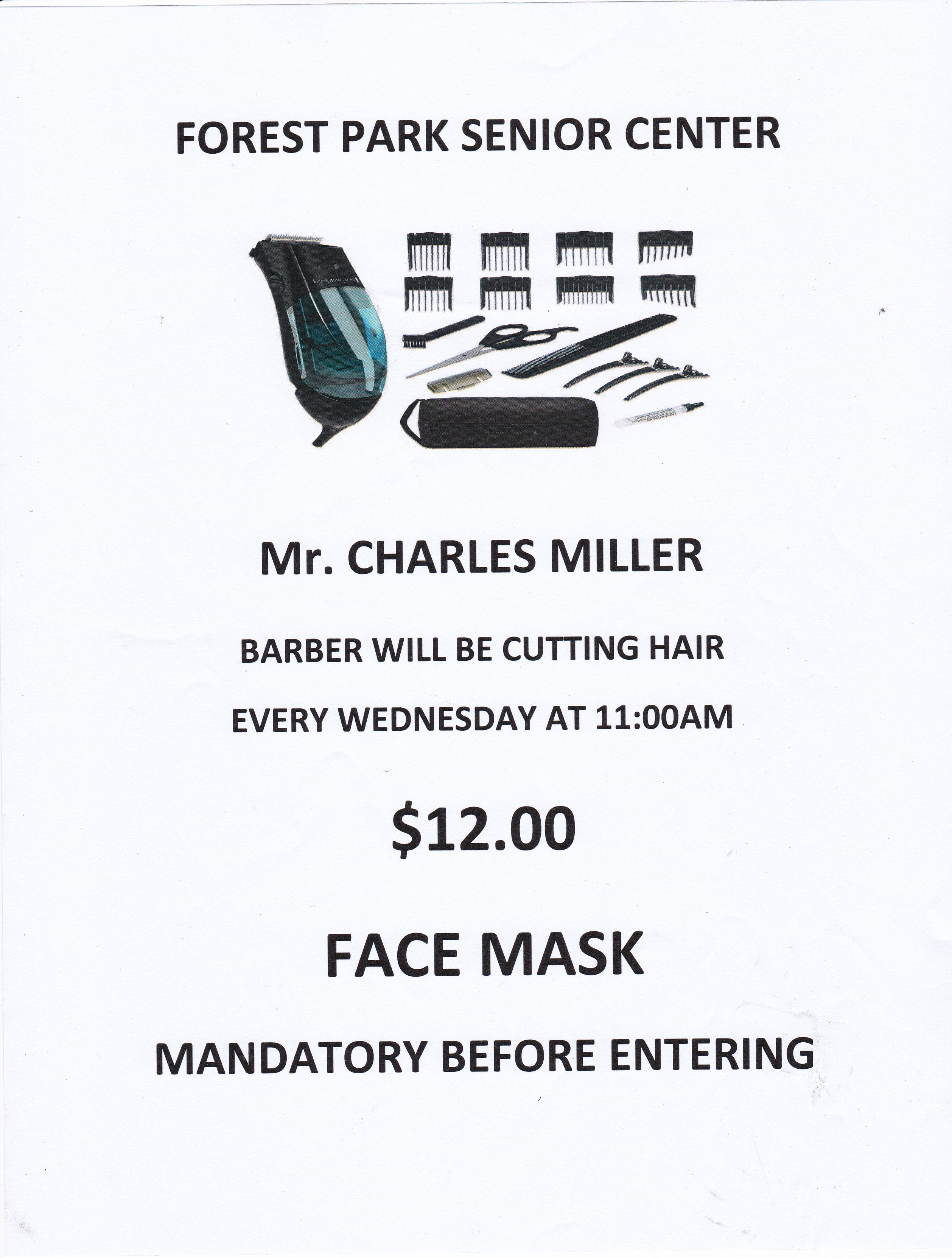 ForestPark Senior Barber