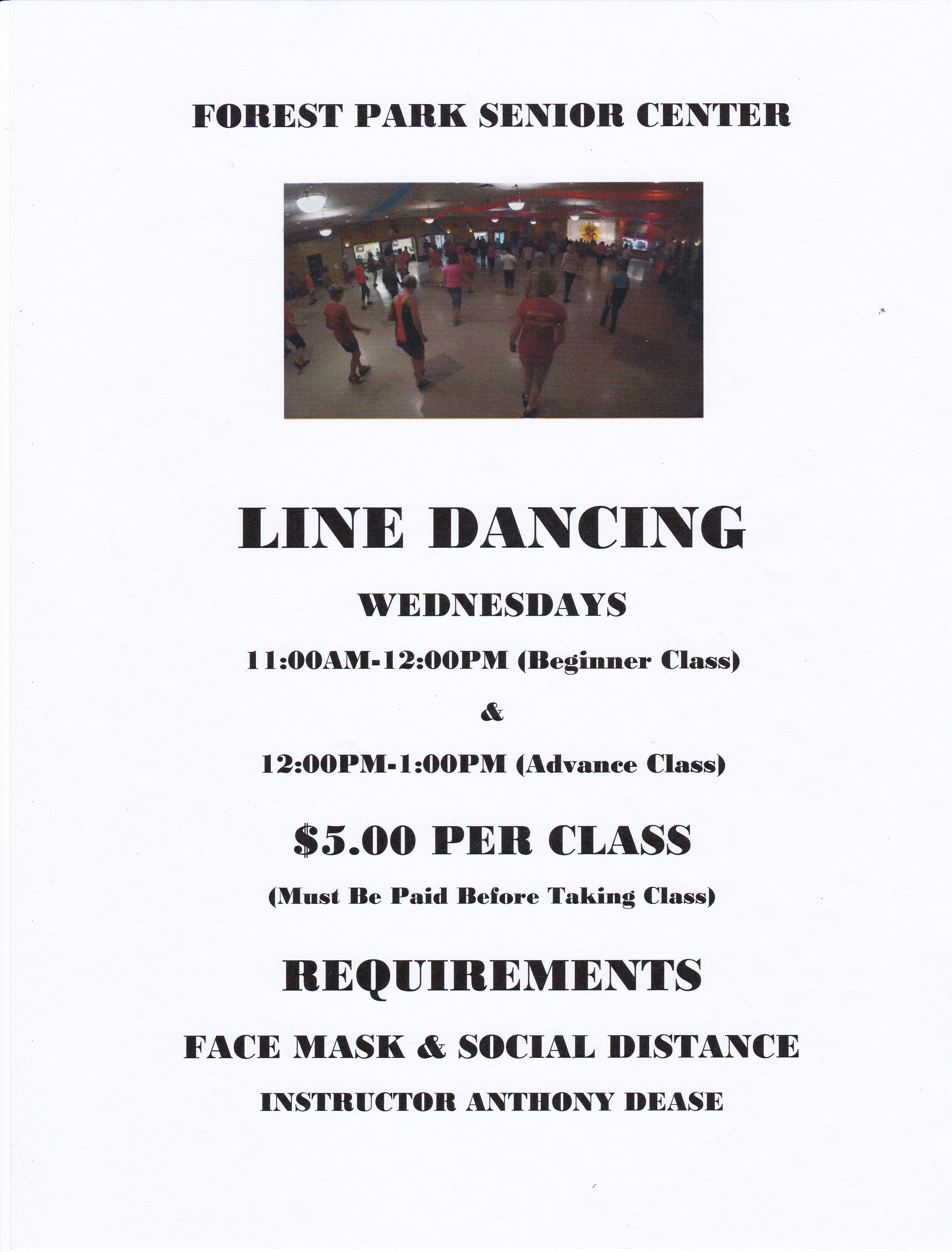 ForestPark Senior Line Dance